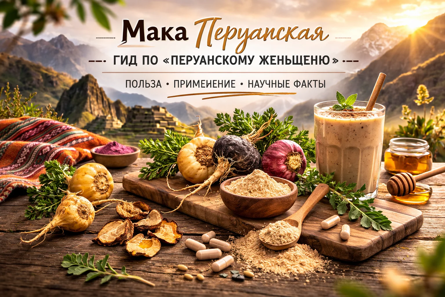 Мака перуанская: гид по «перуанскому женьшеню» — польза, применение и научные факты